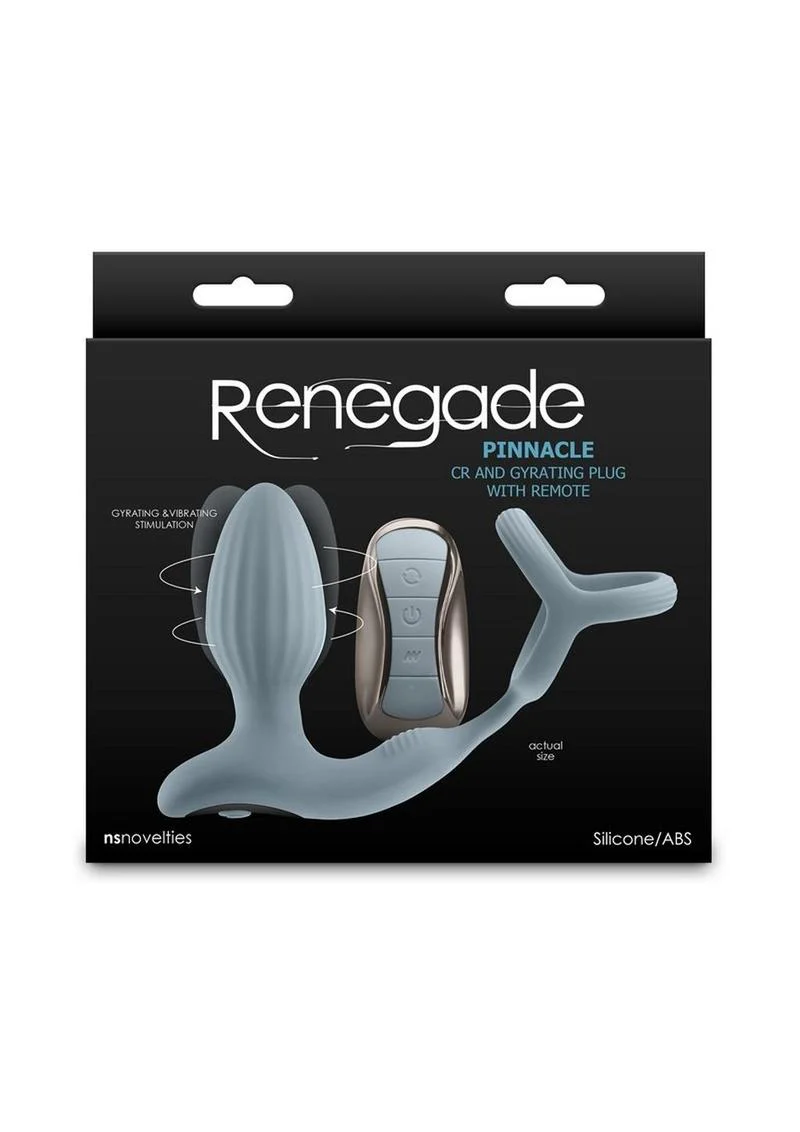 Renegade Pinnacle Rechargeable Silicone Prostate Stimulator with Remote - Image 4