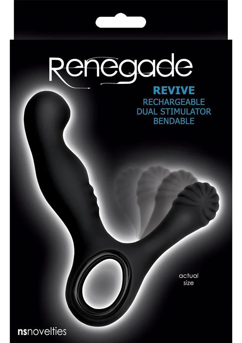 Renegade Revive Dual Stimulator – Bendable Silicone Prostate - Image 2
