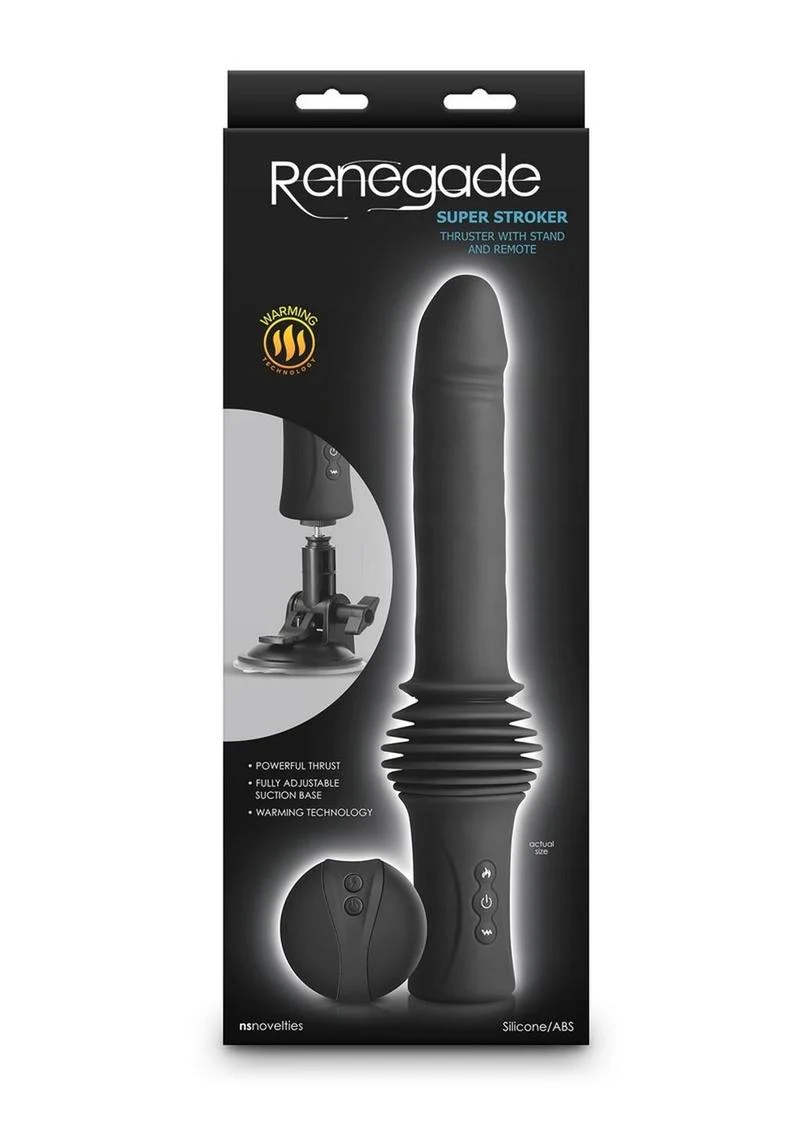 Renegade Super Stroker Thrusting Vibrator With Suction Cup - Image 4