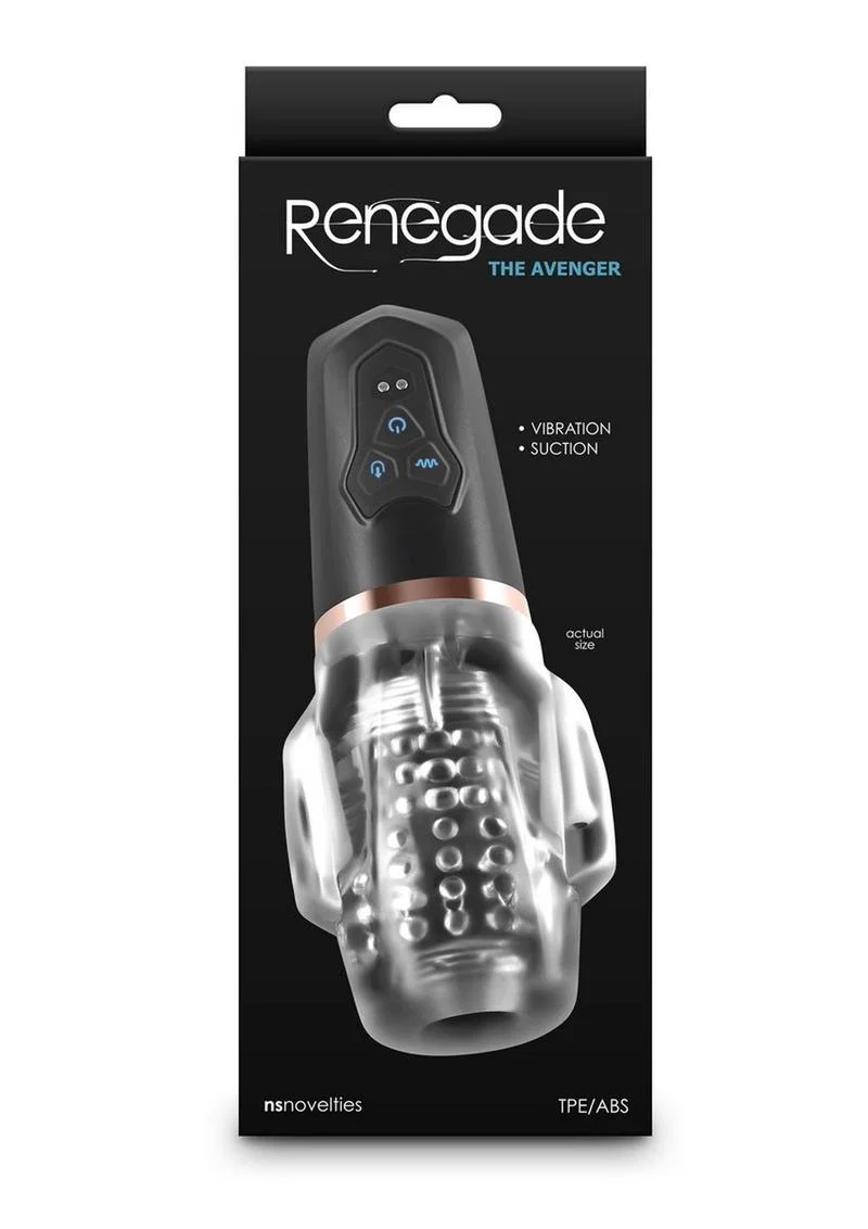 Renegade The Avenger Vibrating And Suction Mouth Stroker - Image 4