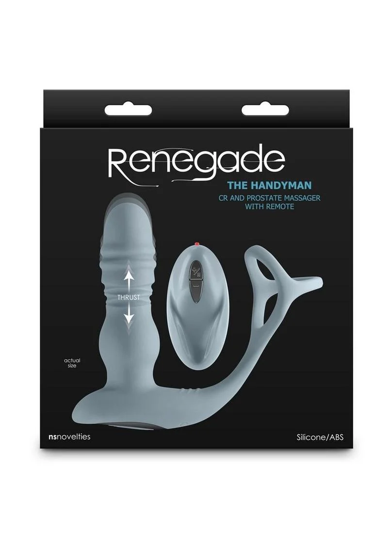 Renegade The Handyman Cock Ring and Prostate Massager with Remote - Image 4