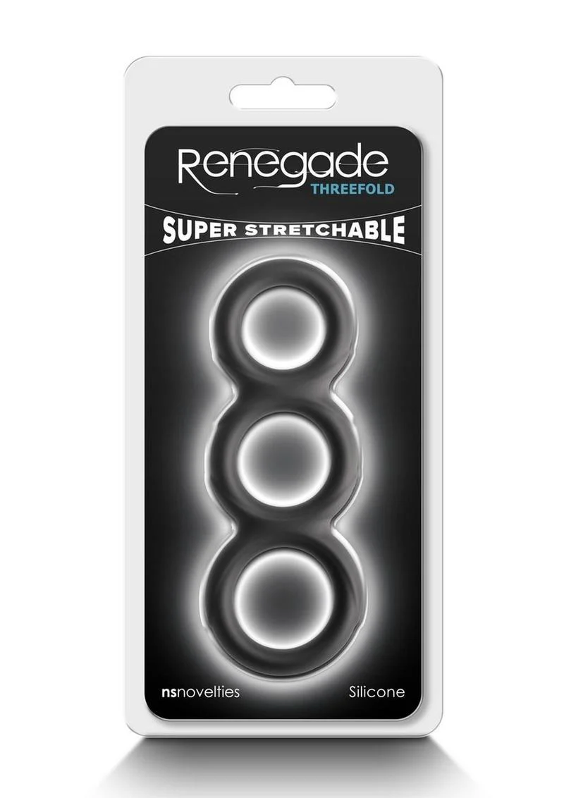 Renegade Threefold Super Stretchable Silicone Cock Ring - Image 3