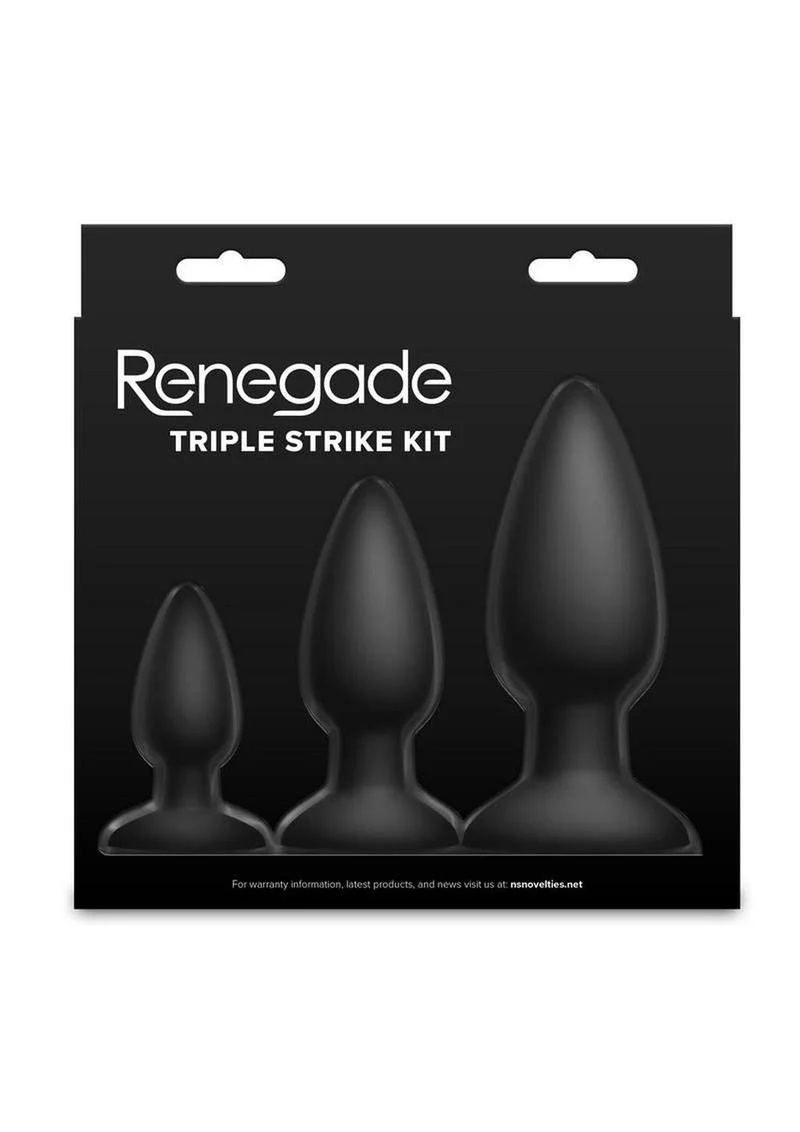 Renegade Triple Strike Anal Plug Kit - Image 3