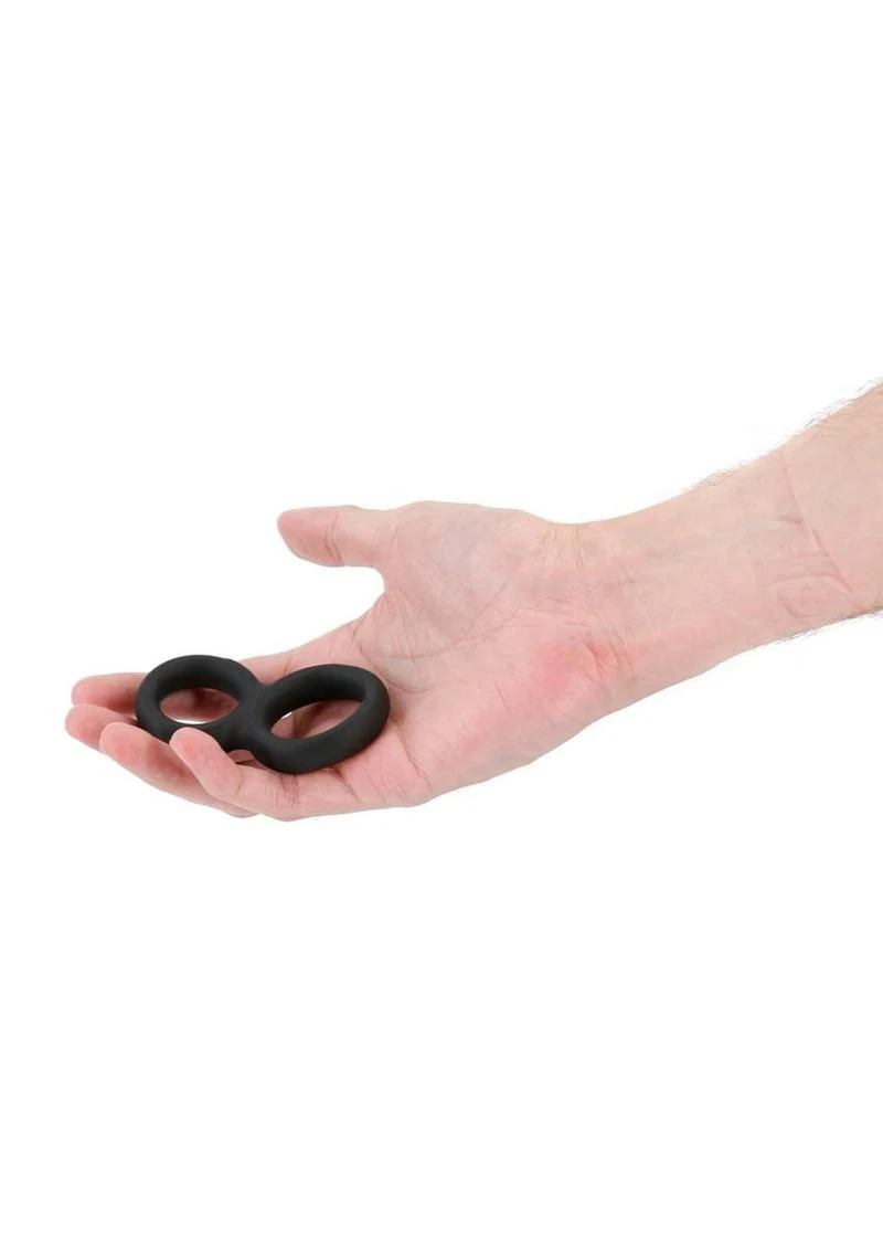 Renegade Twofold Silicone Cock Ring Super Stretchable Dual-Ring - Image 2