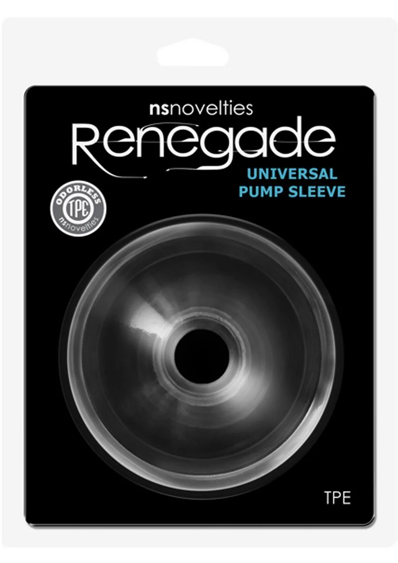 Renegade Universal Pump Sleeve Odorless TPE Clear Donut Sleeve - Image 2