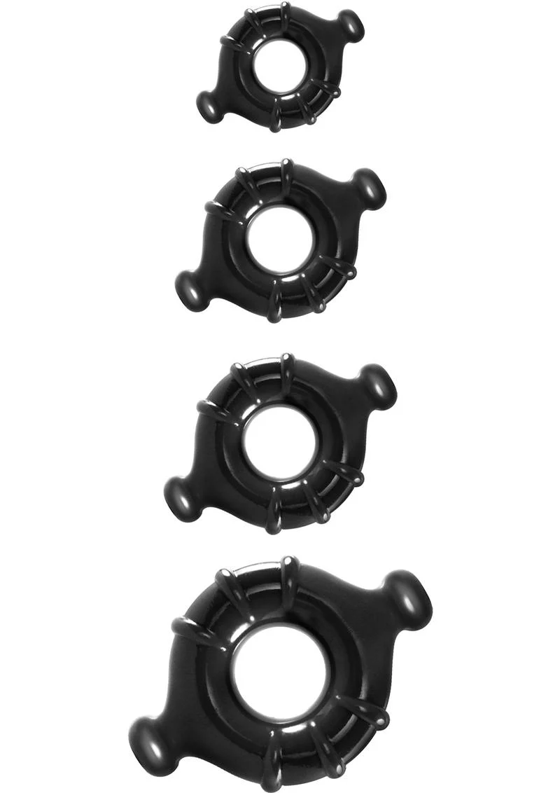 Renegade Vitality Rings 4-Pack Versatile TPE Cock Rings Set - Image 2
