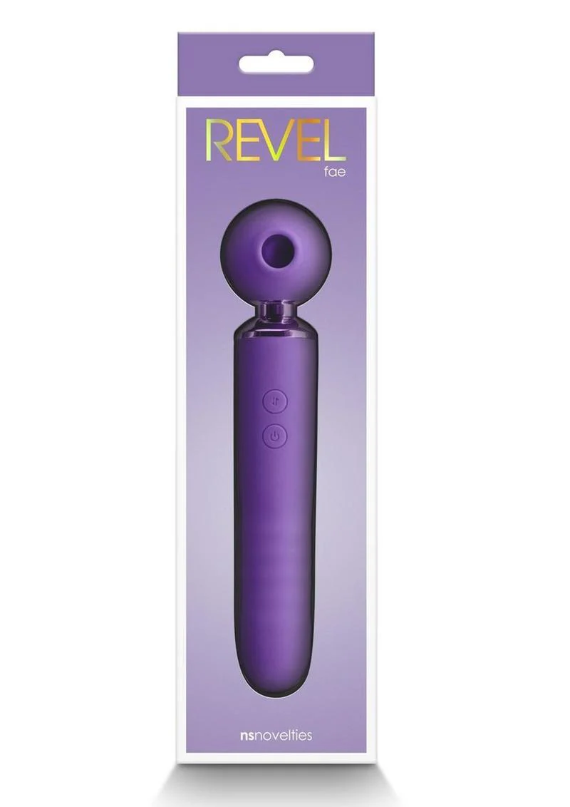 Revel Fae Rechargeable Silicone Vibrator with Clitoral Stimulator - Image 6