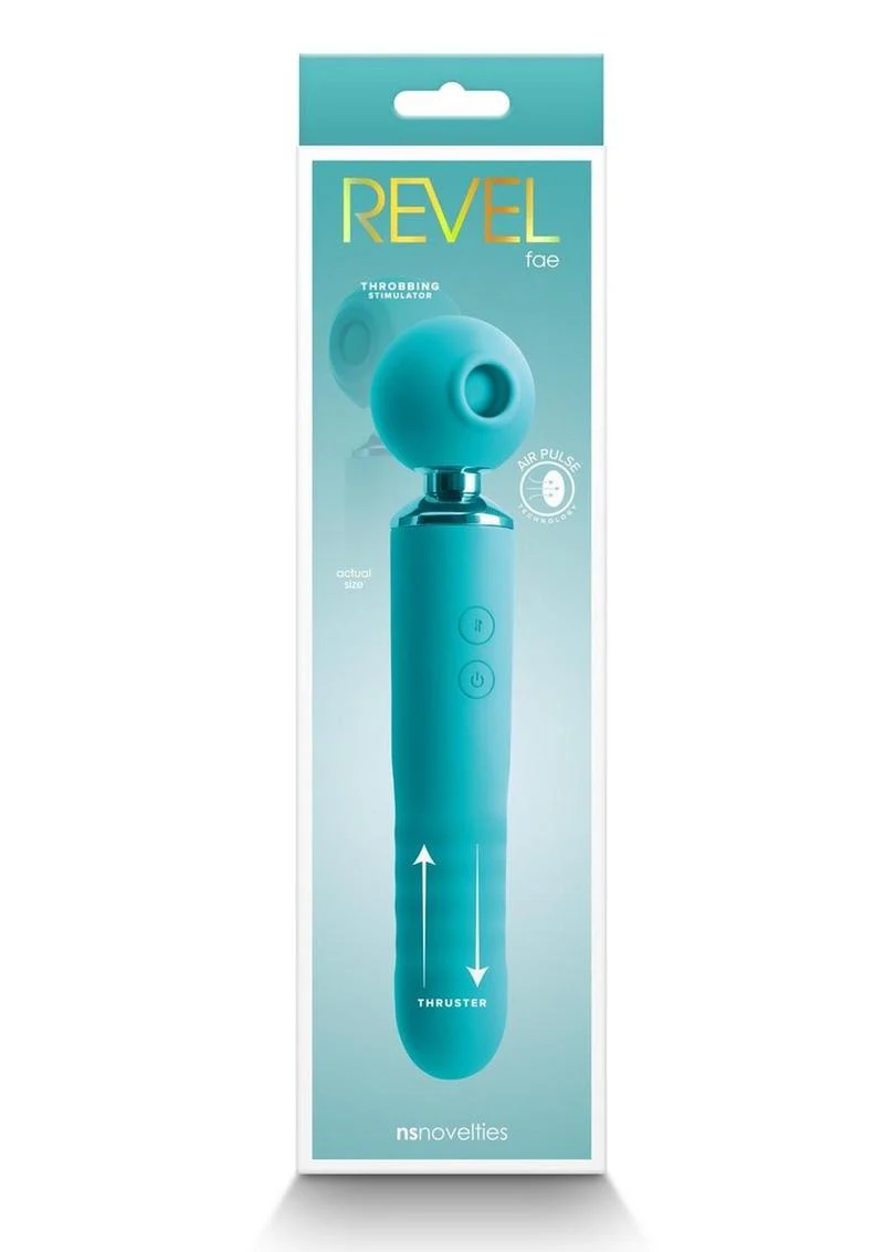 Revel Fae Rechargeable Silicone Vibrator with Clitoral Stimulator - Image 7