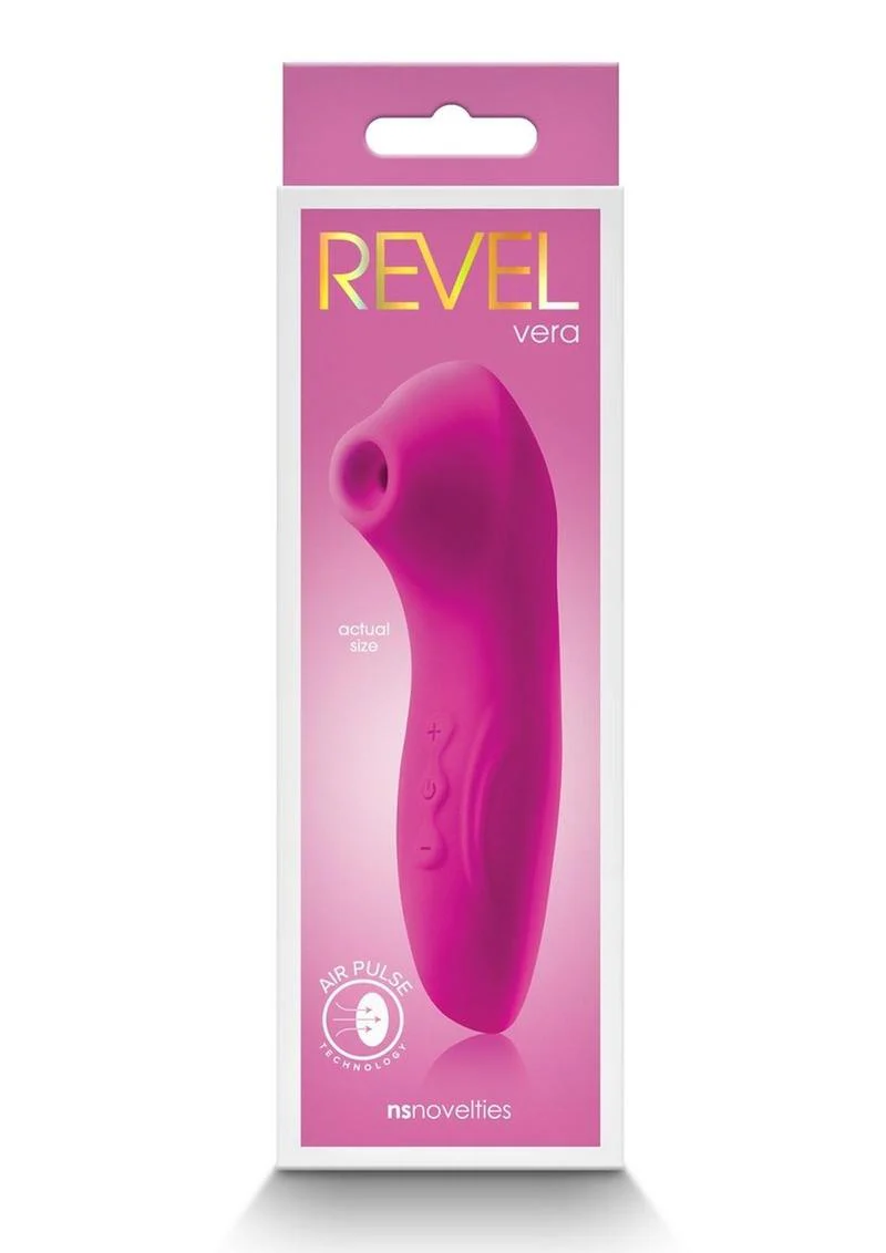 Revel Vera Rechargeable Silicone Clitoral Stimulator Air Pulse - Image 5