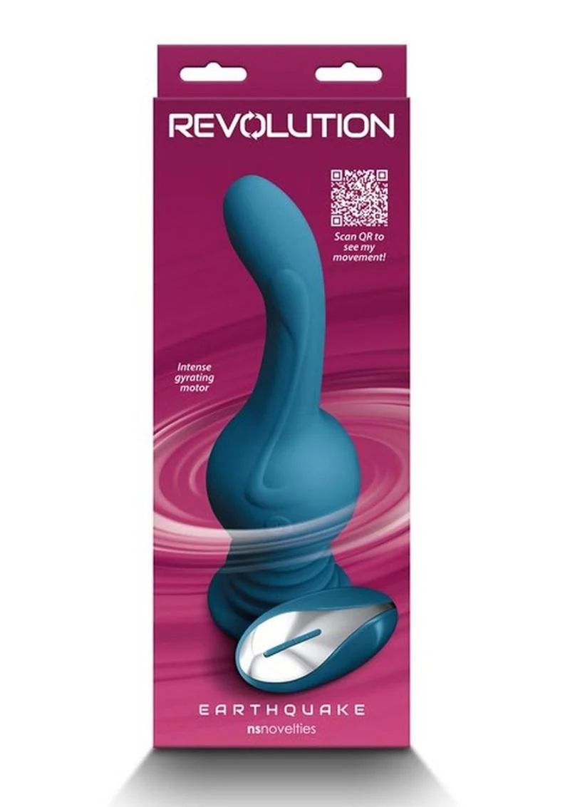 Revolution Earthquake Rechargeable Silicone Vibrator with Remote - Image 3