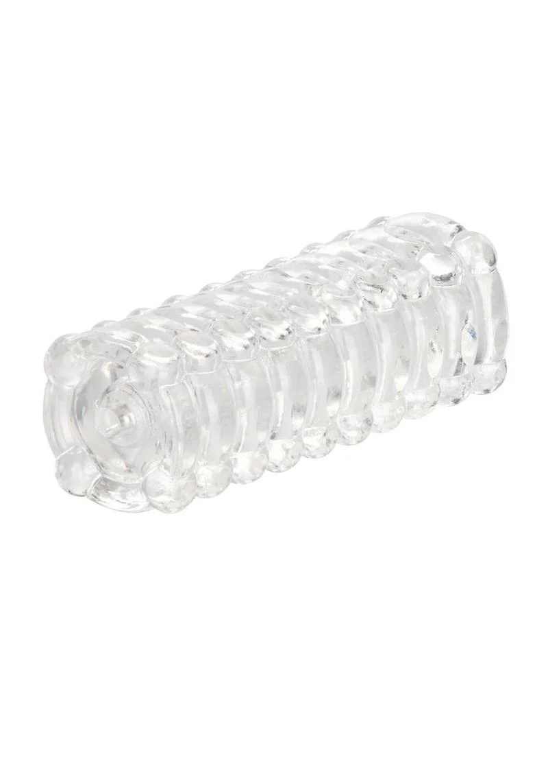 Ribbed Stroker Textured TPE Male Masturbator Sleeve - Image 2
