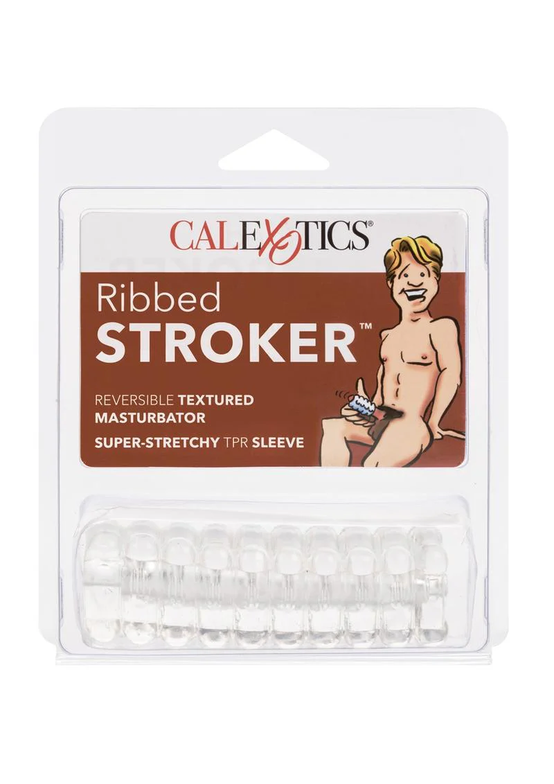 Ribbed Stroker Textured TPE Male Masturbator Sleeve - Image 4