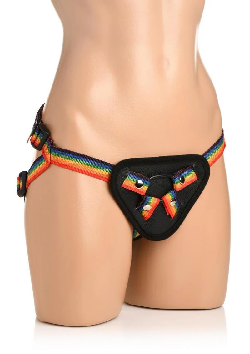 Ride The Rainbow Strap-On Harness Adjustable Universal Harness - Image 2