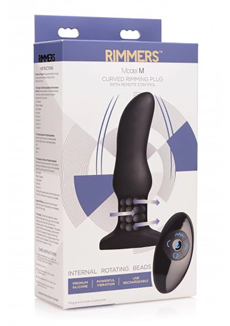 Rimmers Model M Curved Rimming Plug with Remote - Image 2