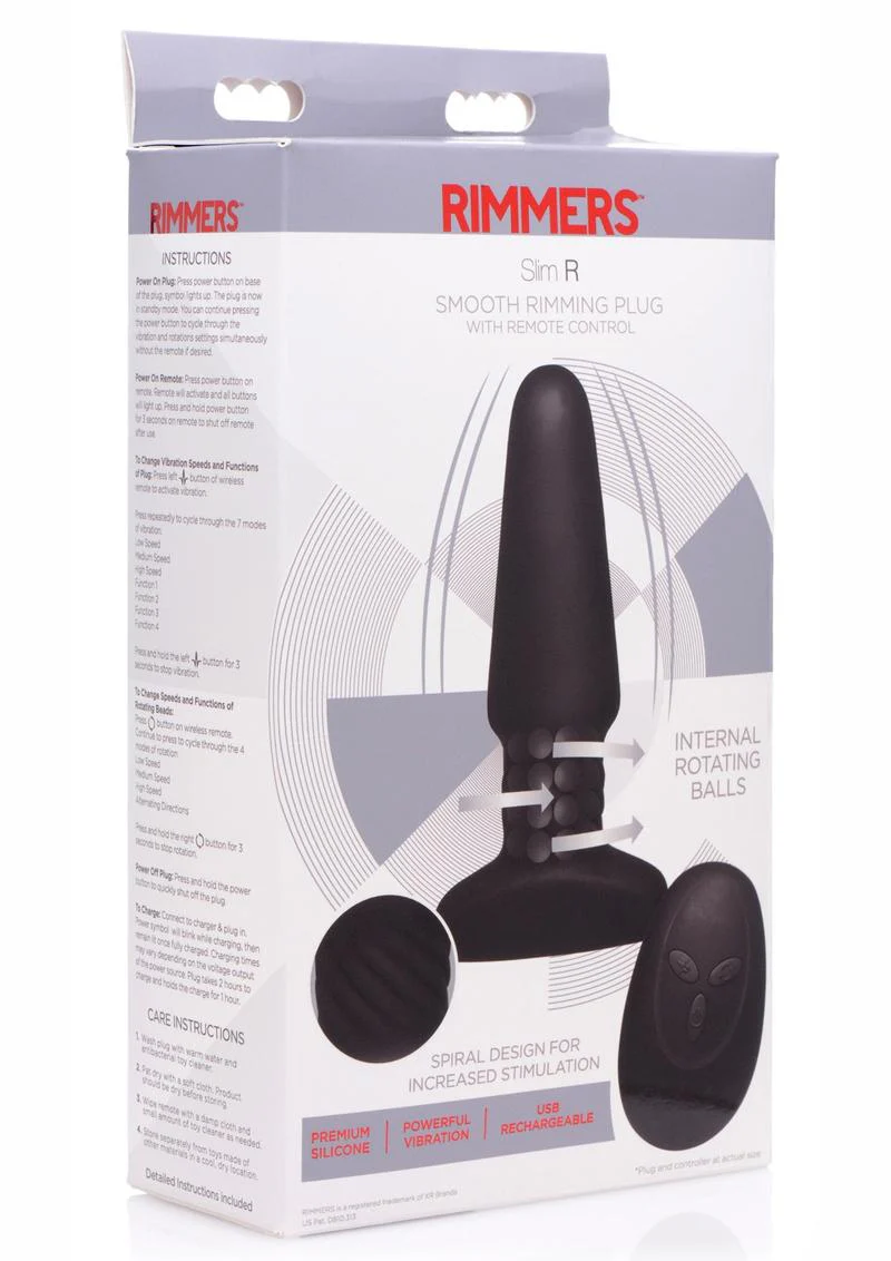 Rimmers Slim R Smooth Rimming Rechargeable Plug - Image 4