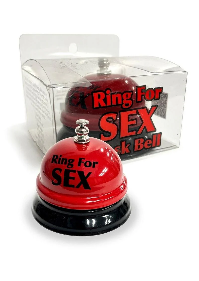Ring For Sex Desk Bell Fun Red and Black Adult Party Accessory - Image 3