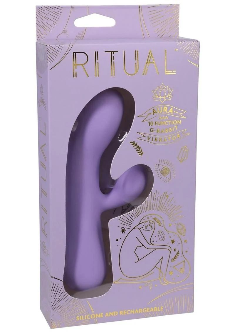 Ritual Aura Rechargeable Silicone G-Rabbit Vibrator - Image 4