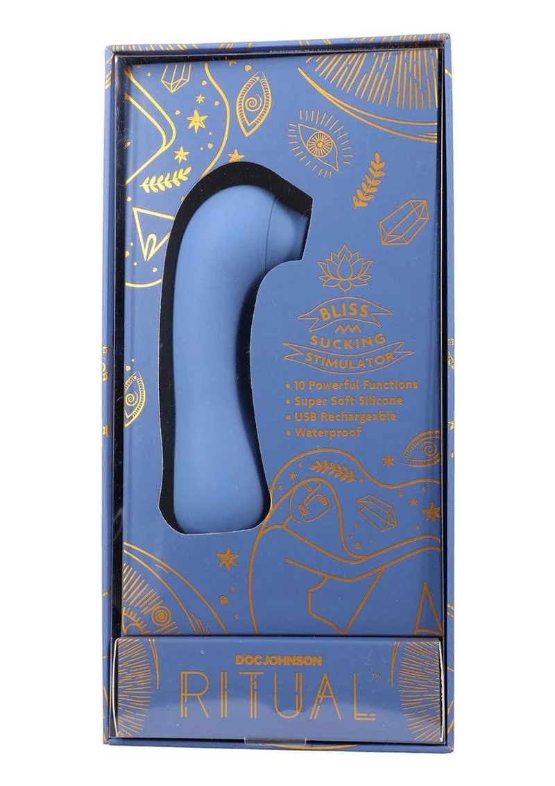 Ritual Bliss Rechargeable Silicone Clitoral Suction Stimulator - Image 4