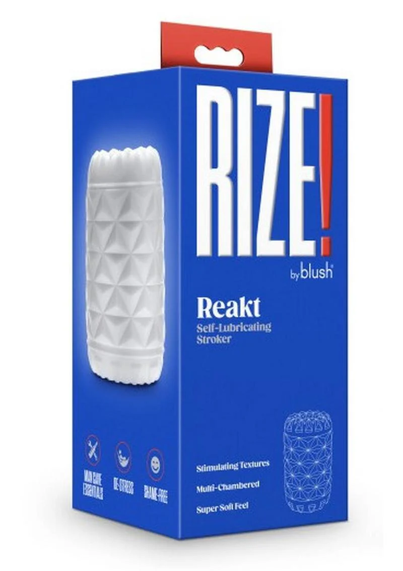 RIZE! by Blush Reakt Self-Lubricating Stroker Multi-Chambered - Image 4