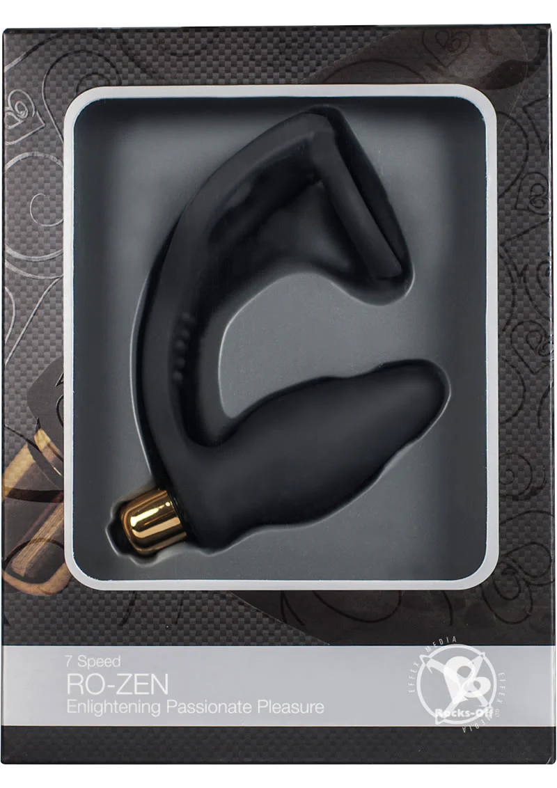 Ro Zen 7 Speed Vibrating Silicone Cock Ring Butt Plug - Image 3