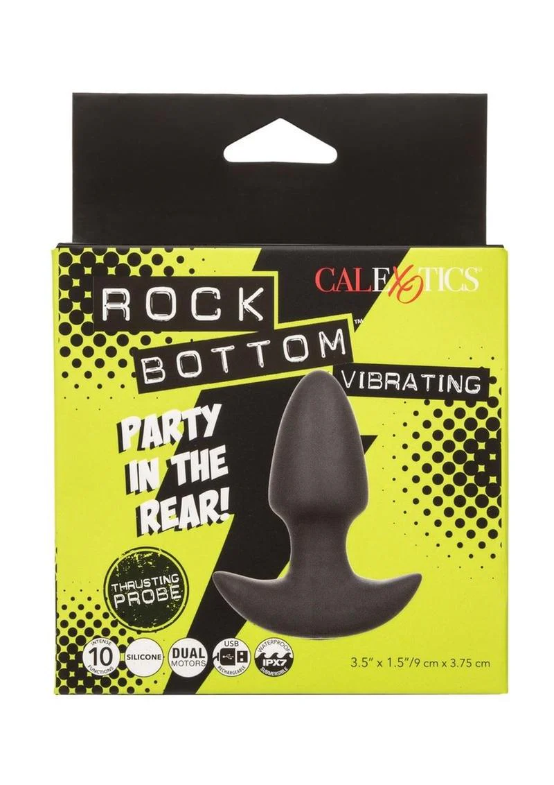 Rock Bottom Vibrating Thrusting Probe USB Silicone Anal Vibrator - Image 4