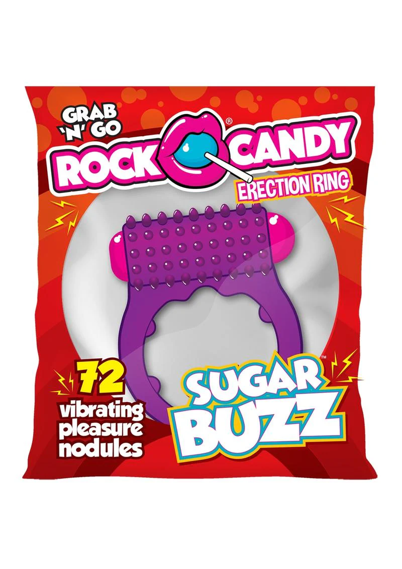 Rock Candy Sugar Buzz Vibrating Erection Ring with Pleasure - Image 13