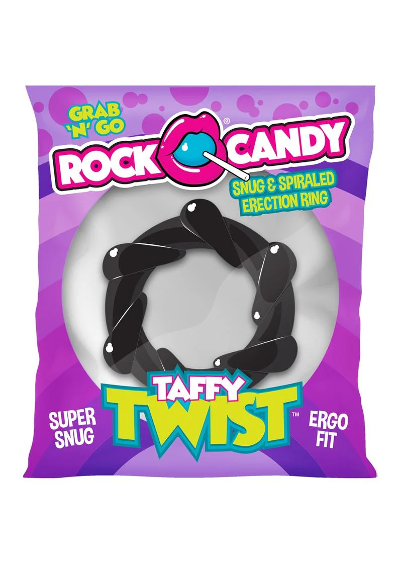 Rock Candy Taffy Twist Snug And Spiraled Erection Ring With Easy Care - Image 13