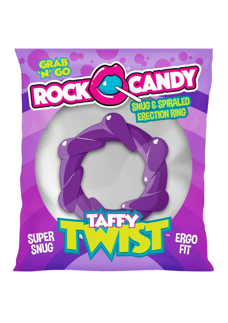 Rock Candy Taffy Twist Snug And Spiraled Erection Ring With Easy Care - Image 14