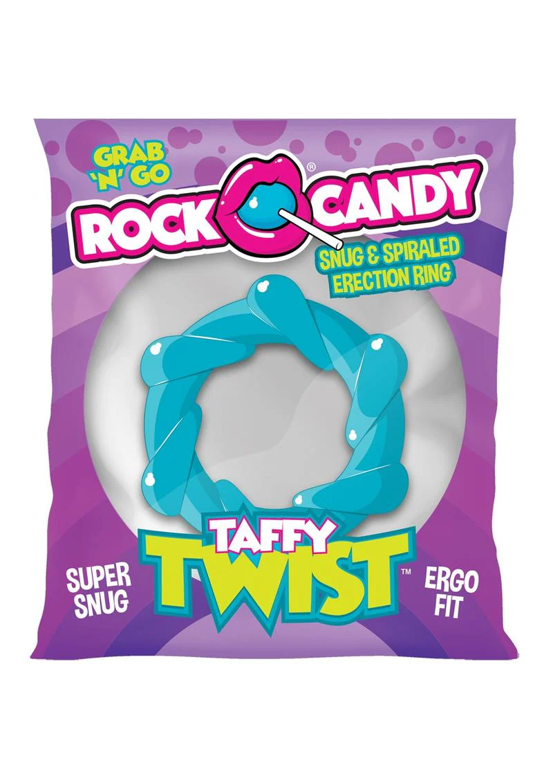 Rock Candy Taffy Twist Snug And Spiraled Erection Ring With Easy Care - Image 15