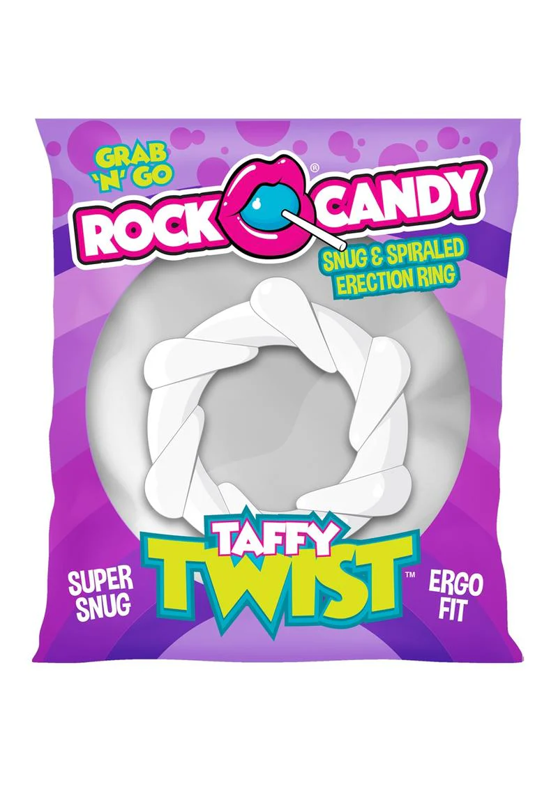 Rock Candy Taffy Twist Snug And Spiraled Erection Ring With Easy Care - Image 16