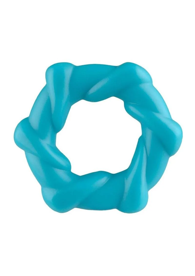 Rock Candy Taffy Twist Snug And Spiraled Erection Ring With Easy Care - Image 4