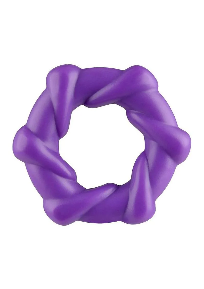 Rock Candy Taffy Twist Snug And Spiraled Erection Ring With Easy Care - Image 7