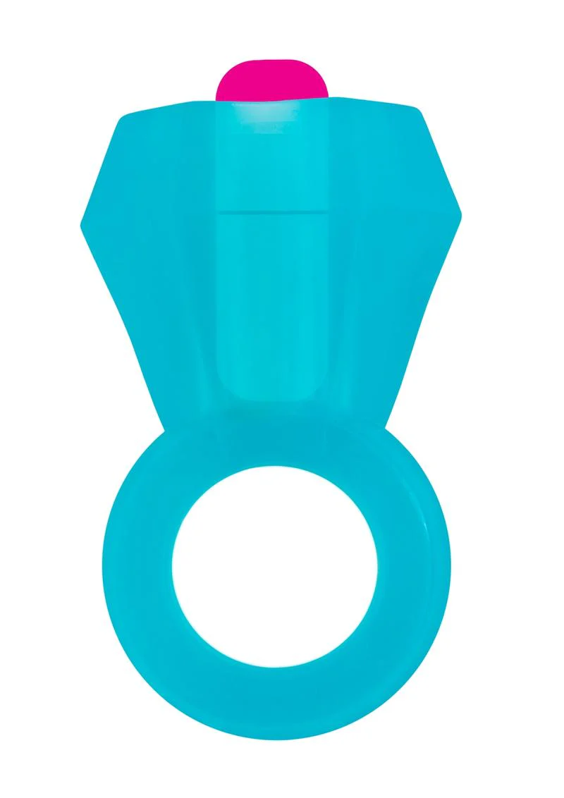 Rock Candy Vibrating Bling Pop Ring With Body Safe Material