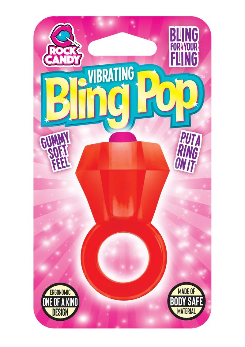 Rock Candy Vibrating Bling Pop Ring With Soft Feel And Body Safe - Image 4