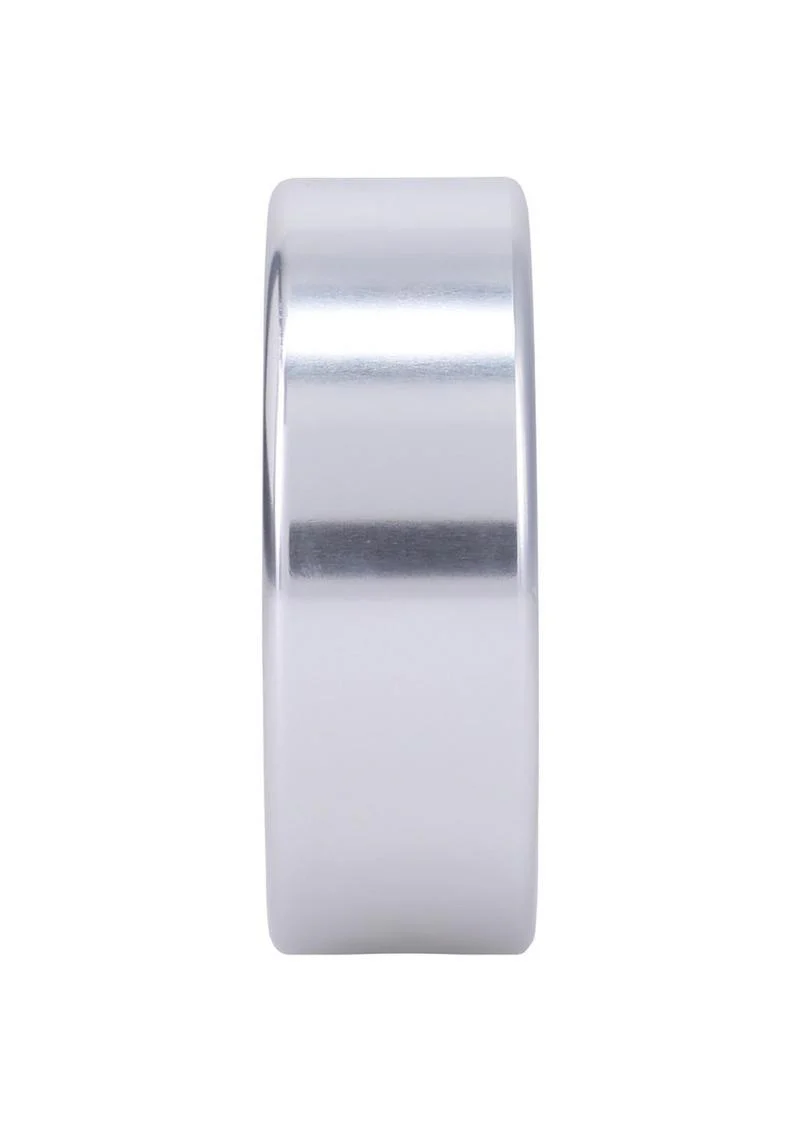 Rock Solid Brushed Alloy Cock Ring by Doc Johnson - Image 7