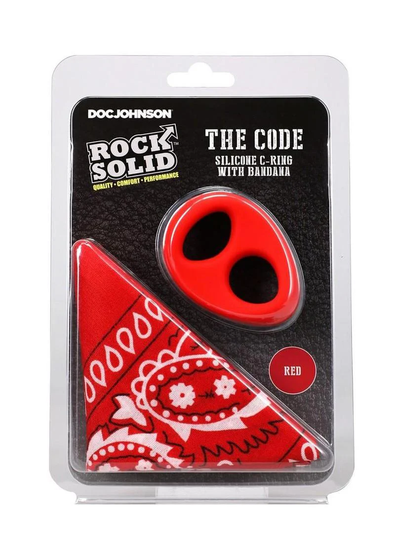Rock Solid The Code Silicone Cock Ring - Image 33