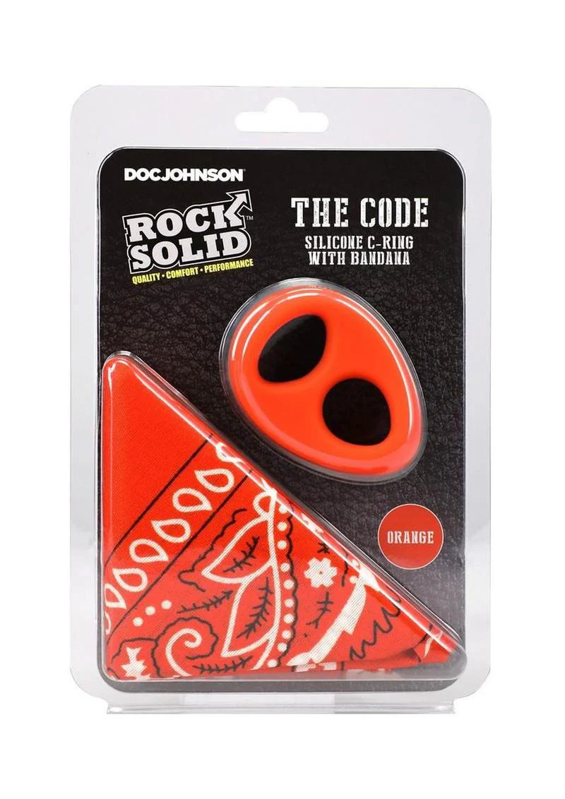 Rock Solid The Code Silicone Cock Ring - Image 35