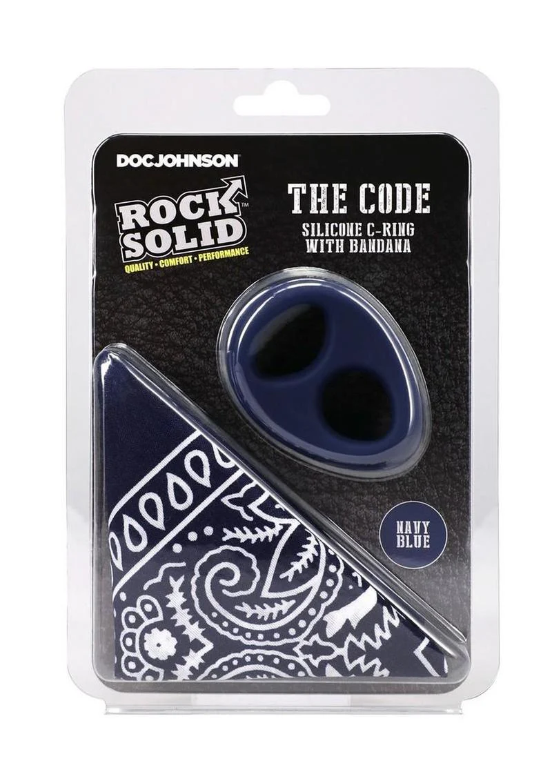 Rock Solid The Code Silicone Cock Ring - Image 37