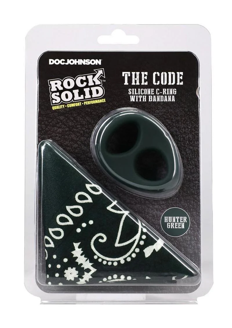 Rock Solid The Code Silicone Cock Ring - Image 38