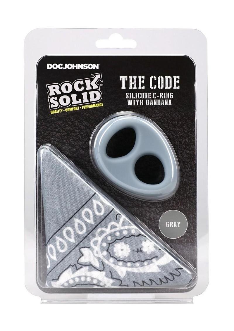Rock Solid The Code Silicone Cock Ring - Image 39