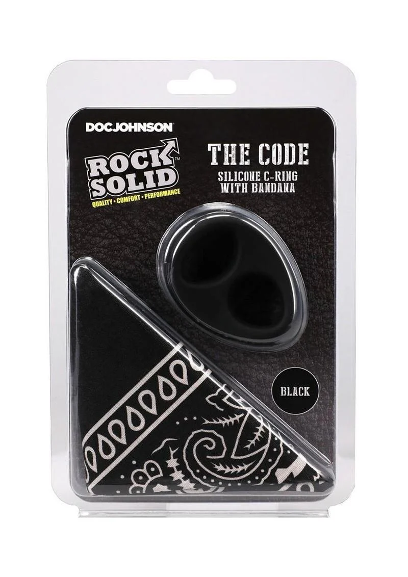 Rock Solid The Code Silicone Cock Ring - Image 40