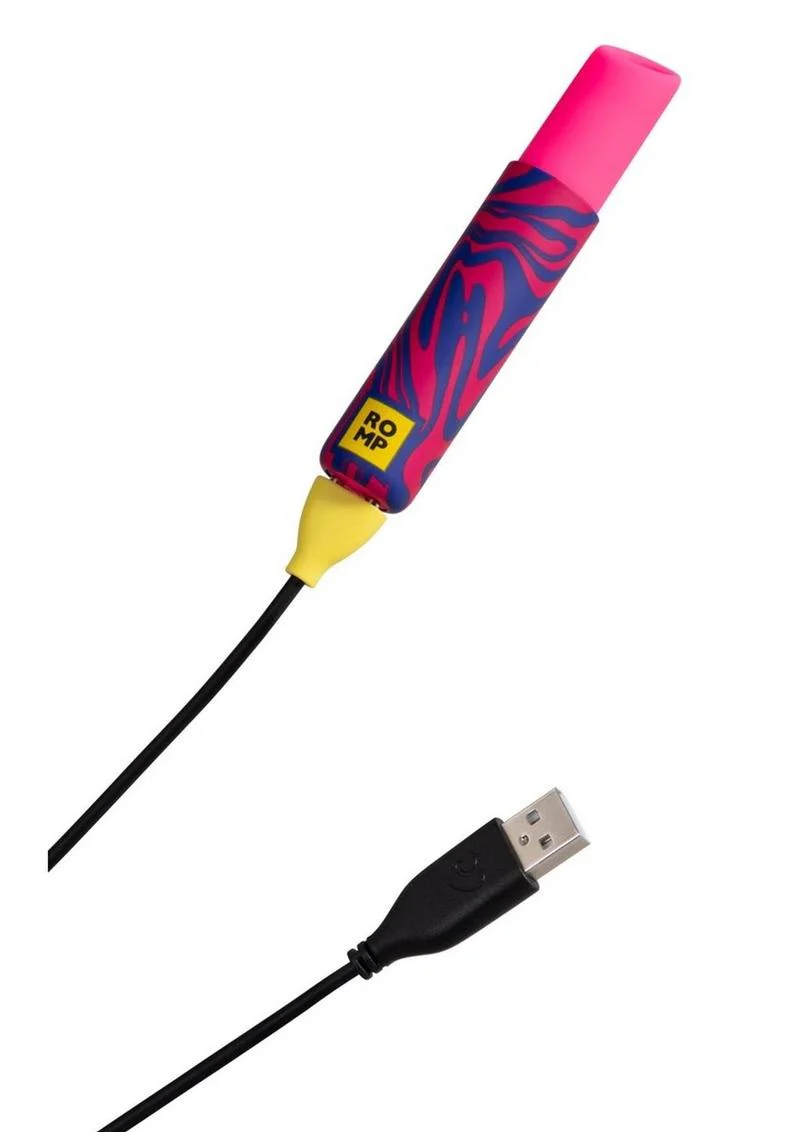 ROMP Lipstick Vibrating Clitoral Stimulator – Rechargeable Pleasure - Image 2