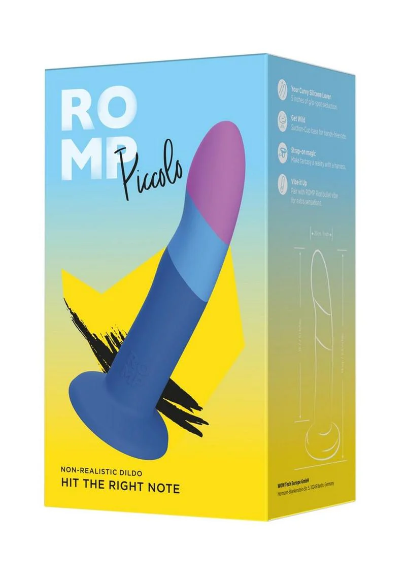 ROMP Piccolo Silicone Dildo Non Realistic - Image 4
