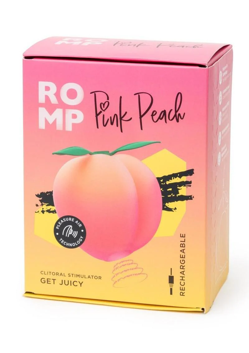 Romp Pink Peach Clitoral Stimulator - Image 4