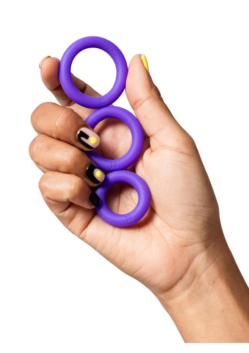 Romp Remix Trio Silicone Penis Rings Triple the Thrill - Image 2