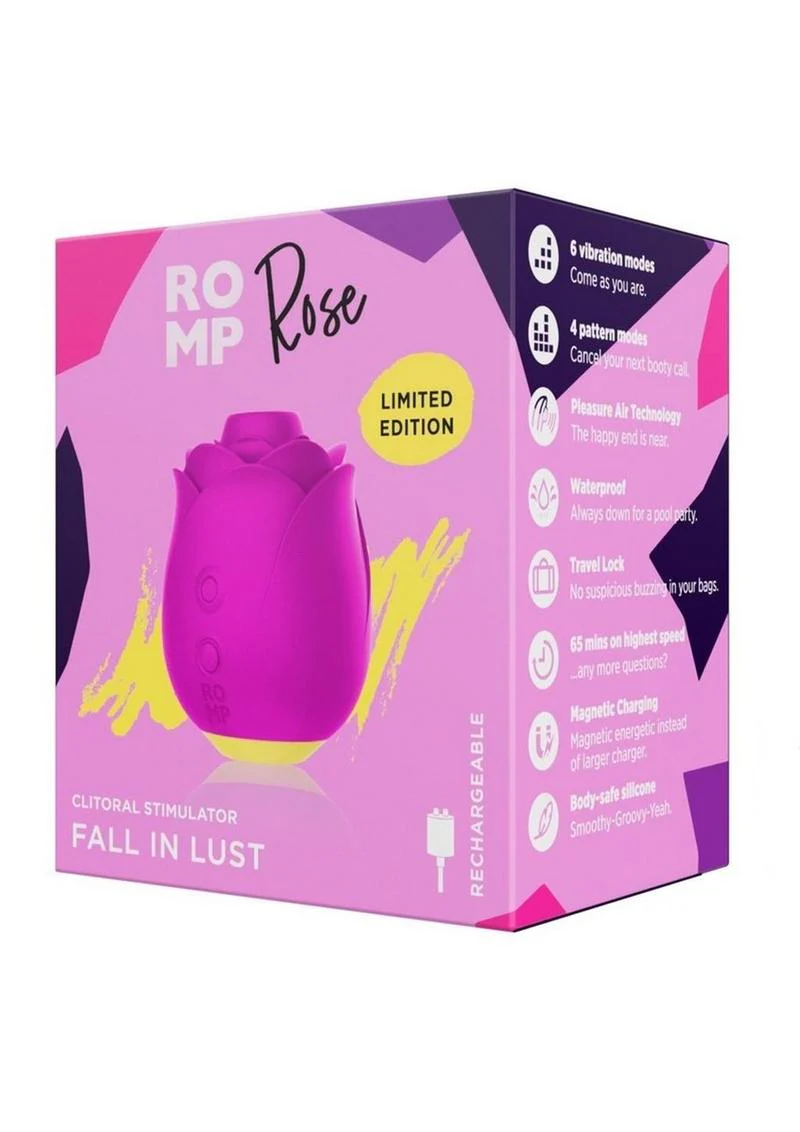 Romp Rose Limited Edition Waterproof Silicone Clitoral Stimulator - Image 4