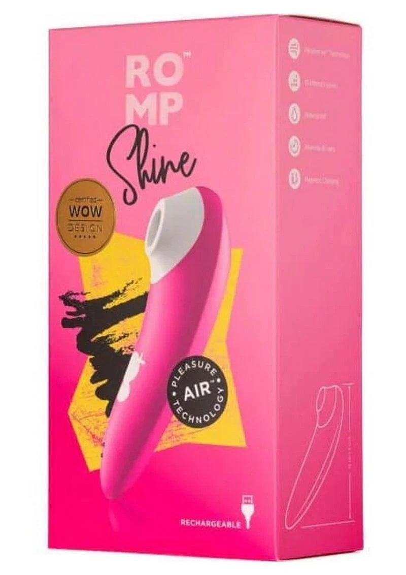 ROMP Shine Rechargeable Silicone Clitoral Air Stimulator - Image 4