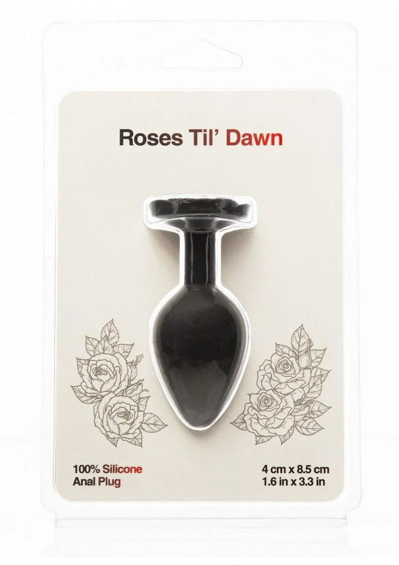 Roses Til' Dawn Silicone Butt Plug Sizes - Image 4