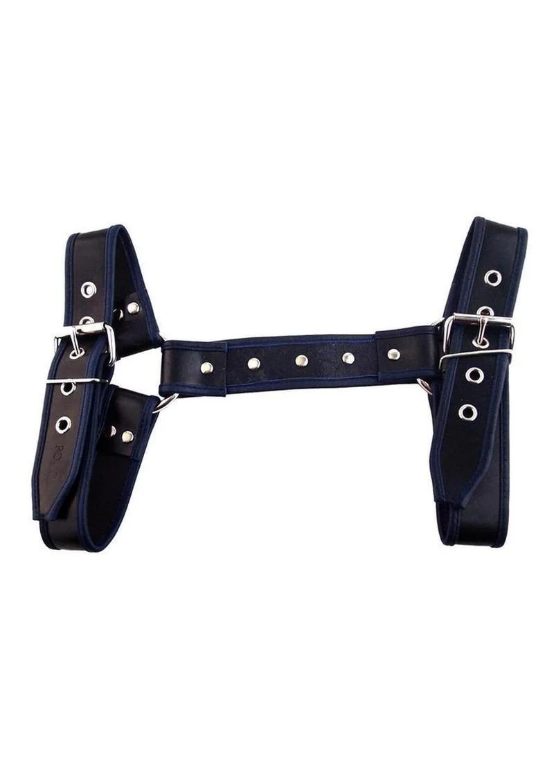 Rouge Leather Halter Harness Trim And Adjustable Buckles - Image 2