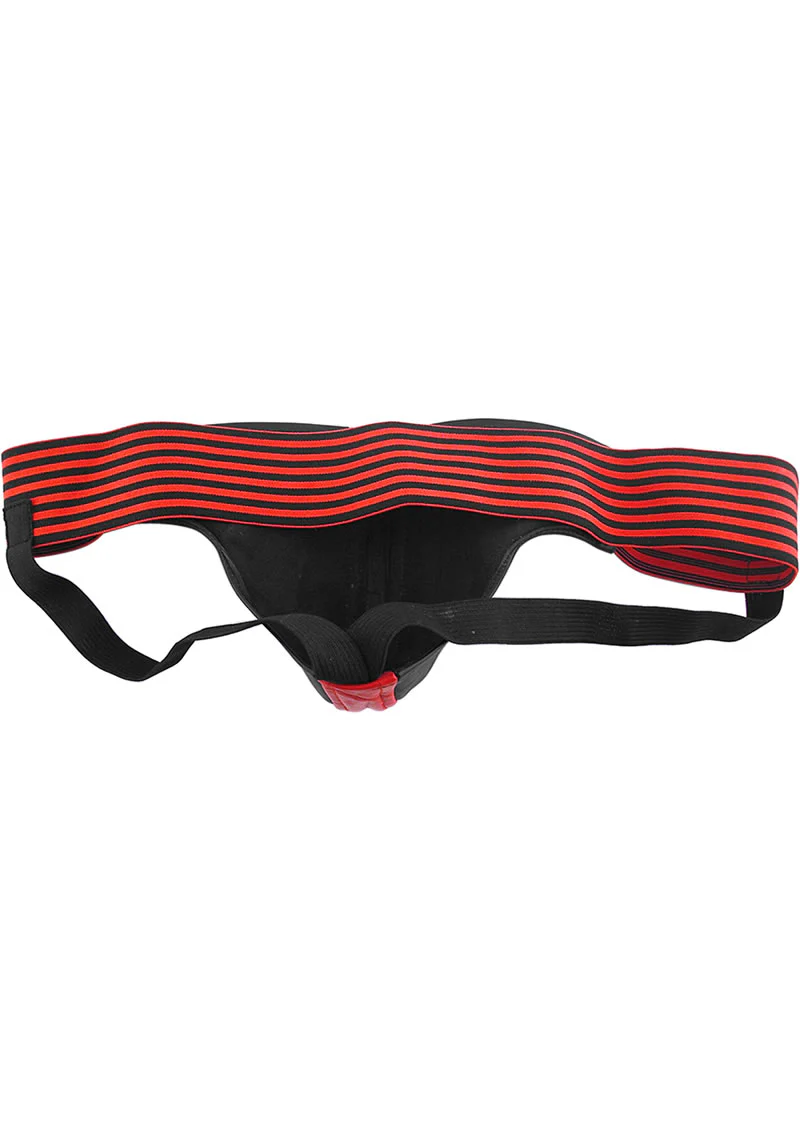 Rouge Leather Jock Strap Bondage-Inspired Support Gear - Image 4